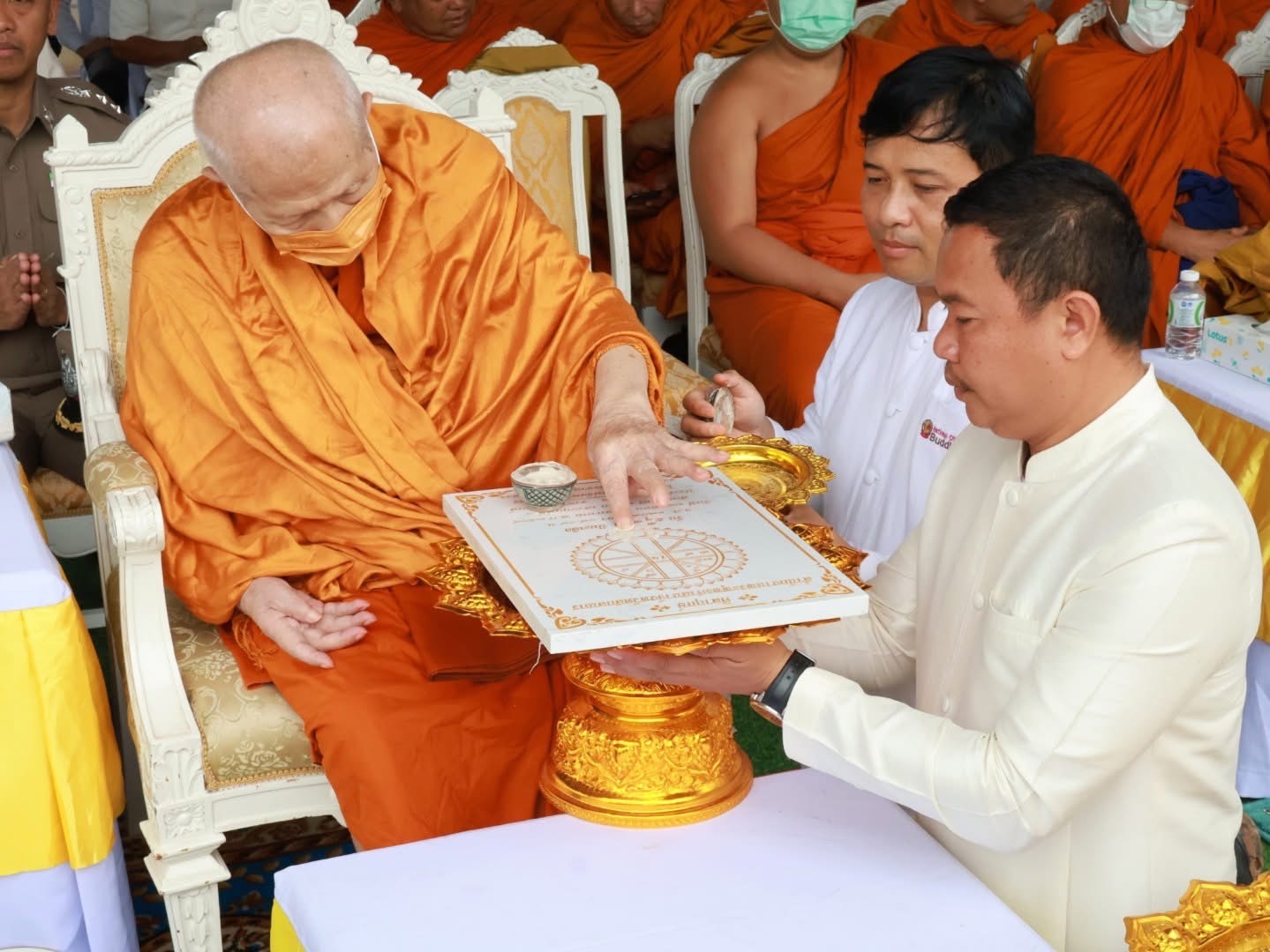 จังหวัดสกลนคร วางศิลาฤกษ์ ก่อสร้างอาคารสำนักงานพระพุทธศาสนาจังหวัดสกลนคร