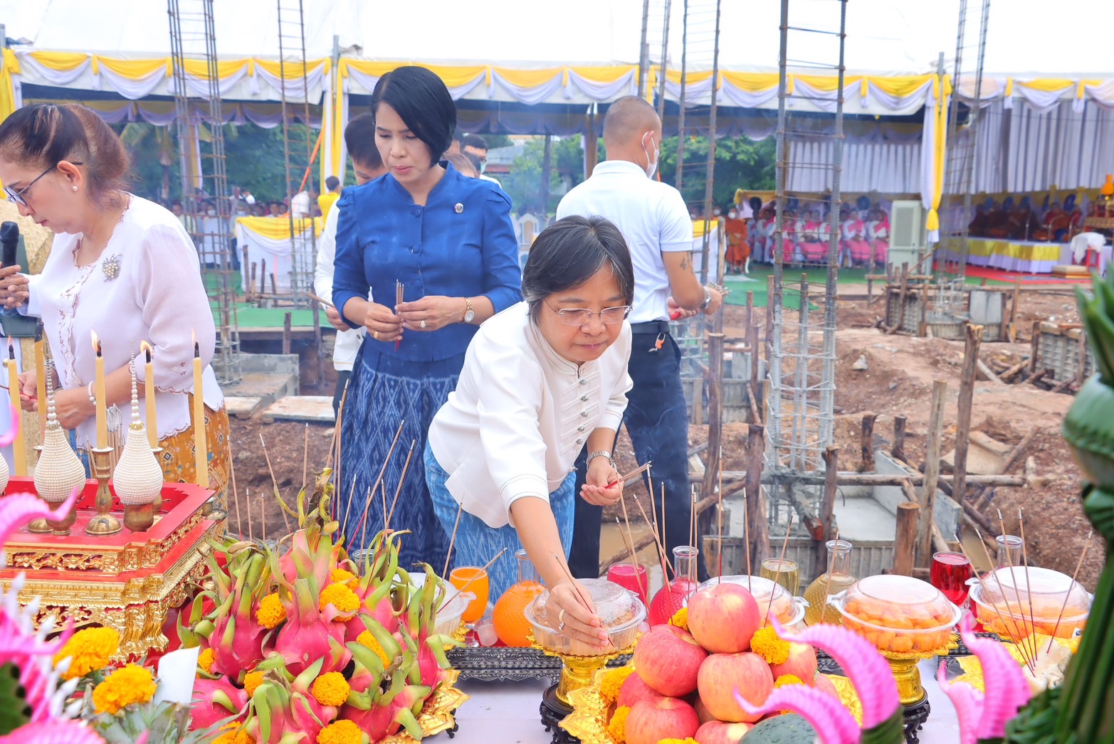 จังหวัดสกลนคร วางศิลาฤกษ์ ก่อสร้างอาคารสำนักงานพระพุทธศาสนาจังหวัดสกลนคร