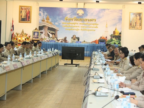 ผู้ว่าฯ สกลนคร : จัดประชุมคณะกรมการจังหวัดและหัวหน้าส่วนราชการ ประจำเดือนมิถุนายน 2568