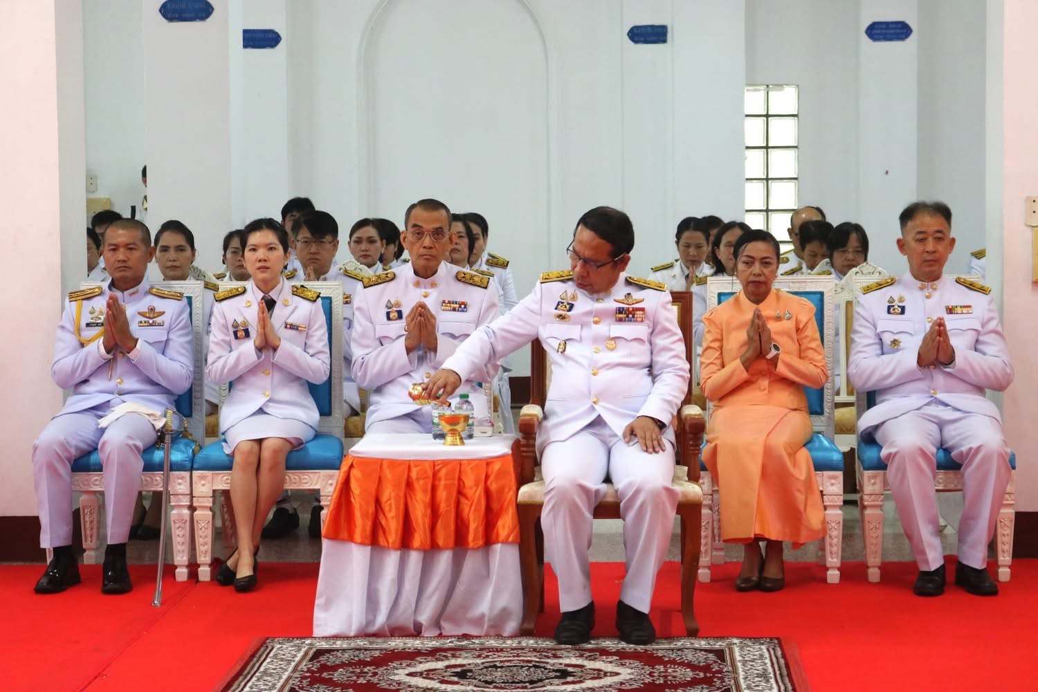 จังหวัดสกลนคร : จัดพิธีเจริญพระพุทธมนต์ ตักบาตรพระสงฆ์ ถวายพระพร เฉลิมพระเกียรติสมเด็จพระเจ้าน้องนางเธอเจ้าฟ้าจุฬาภรณวลัยลักษณ์ อัครราชกุมารี กรมพระศรีสวางควัฒน วรขัตติยราชนารี เนื่องในโอกาสวันคล้ายวันประสูติ  4 กรกฎาคม 2568