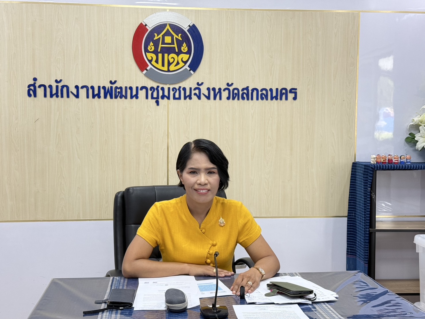พช. สกลนคร : ขับเคลื่อนงานข้อมูลความจำเป็นพื้นฐาน (จปฐ.) และงานกองทุนแม่ของแผ่นดิน เชิงคุณภาพ ผ่านระบบ Cisco Webex ของกรมการพัฒนาชุมชน