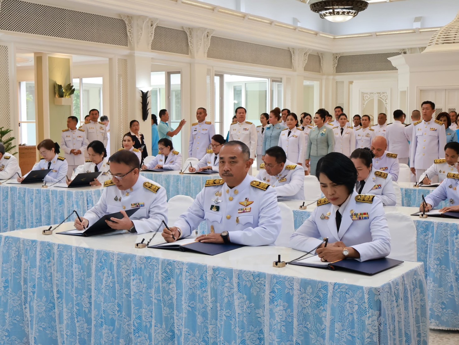 ผู้ว่าราชการจังหวัดสกลนคร นำทุกภาคส่วนร่วมลงนามถวายพระพรชัยมงคล สมเด็จพระนางเจ้าสิริกิติ์ พระบรมราชินีนาถ พระบรมราชชนนีพันปีหลวง  เนื่องในโอกาสวันเฉลิมพระชนมพรรษา 12 สิงหาคม 2568 ณ พระตำหนักภูพานราชนิเวศน์  จังหวัดสกลนคร