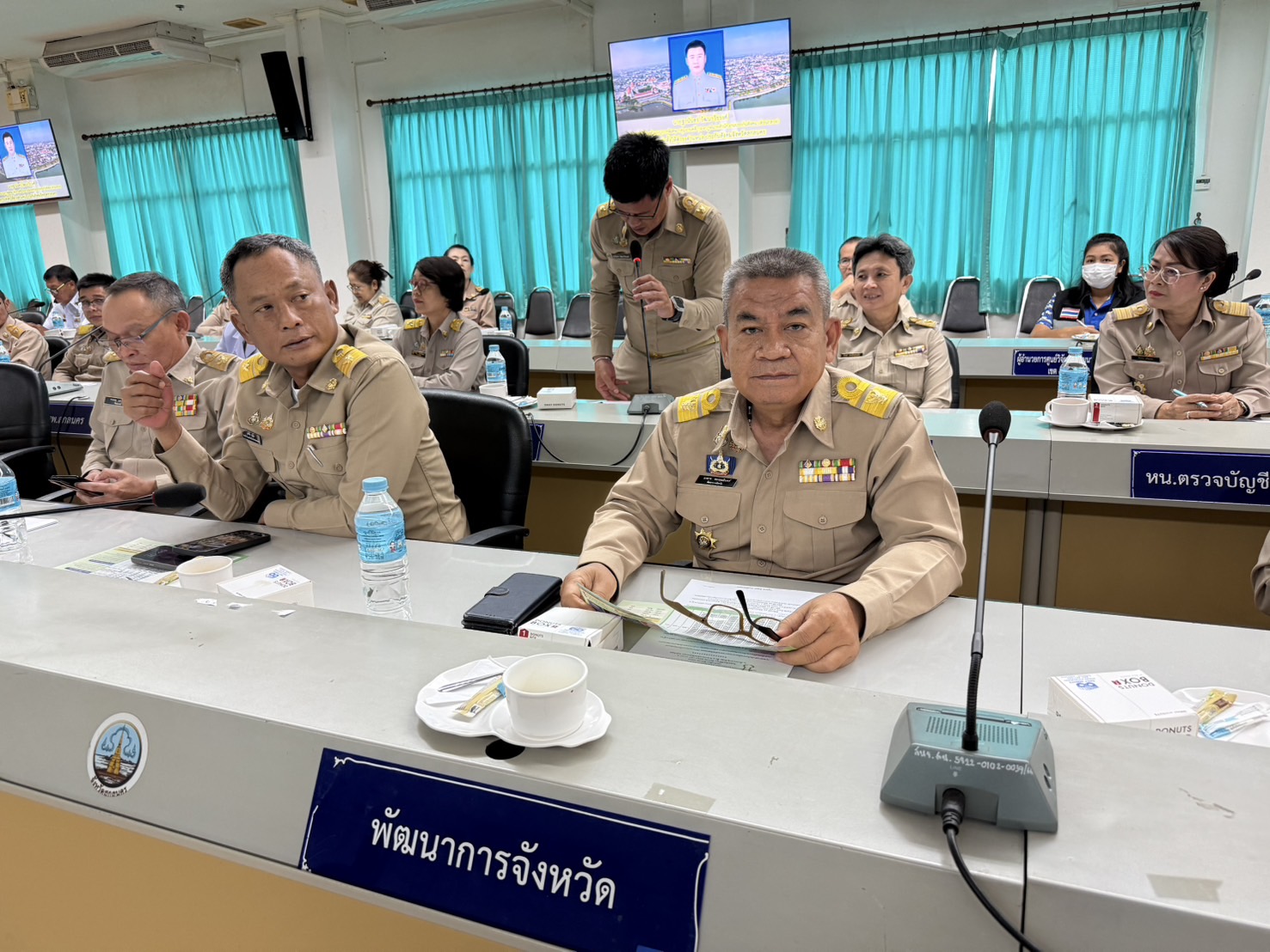 พจ.สกลนคร:ร่วมประชุมคณะกรมการจังหวัดและหัวหน้าส่วนราชการประจำจังหวัดสกลนคร ประจำเดือน สิงหาคม 2568