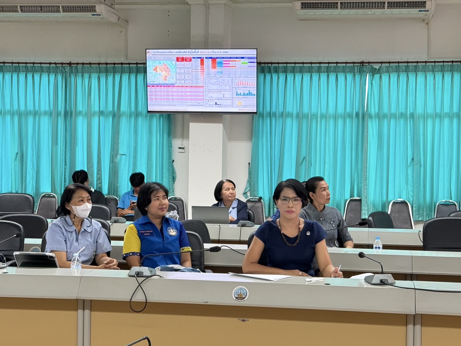 พช. สกลนคร : ร่วมประชุมศูนย์อำนวยการป้องกันและปราบปรามยาเสพติดจังหวัดสกลนคร ครั้งที่ 11/2568